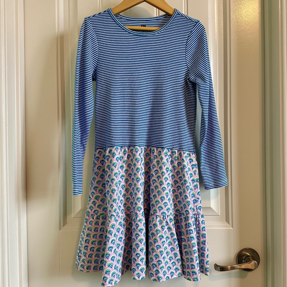 Tea Collection Dual Pattern Dress size 10